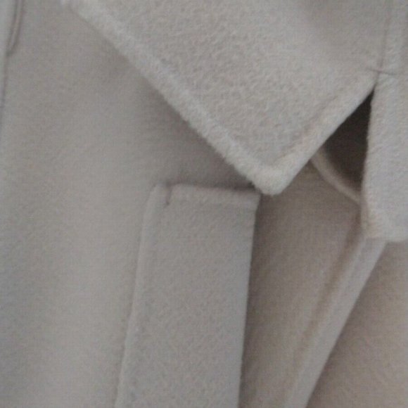 S MAX MARA Cashmere Wool blend Wrap coat-ALATI- Ghiaccio i.e. ice- Ital 44, US10 - Picture 5 of 11